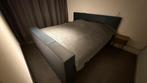 Boxspring bed 200x200 met TV lift + Samsung TV, Ophalen, Gebruikt, Tweepersoons, Overige maten