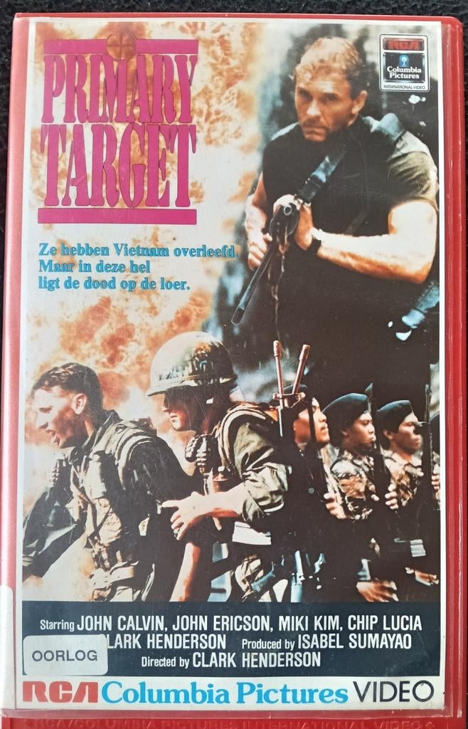 Primary Target ex-rental VHS, Vanaf 16 jaar, Ophalen of Verzenden, Gebruikt, Horror