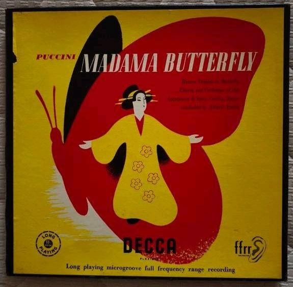 Puccini - Madama Butterfly (Decca LP), Cd's en Dvd's, Gebruikt, Opera of Operette, Modernisme tot heden, Ophalen of Verzenden