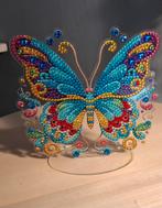 Vlinder schilderijtje, Huis en Inrichting, Woonaccessoires | Schilderijen, Tekeningen en Foto's, Minder dan 50 cm, Nieuw, Ophalen of Verzenden