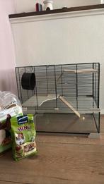 Hamsterkooi + benodigdheden, Ophalen, Kooi, Gebruikt, 60 tot 90 cm