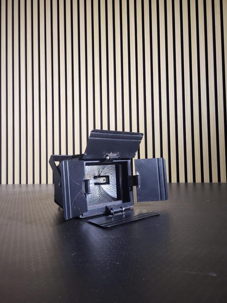 6x bouwlamp 500w met barndoor, Muziek en Instrumenten, Licht en Laser, Ophalen, Zo goed als nieuw, Licht, Kleur