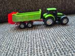 Siku Tractor met Strautmann Mestwagen - Groen, Ophalen of Verzenden, Gebruikt, Overige typen