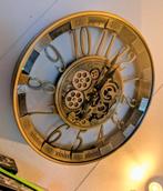 Grote Klik Quartz Wandklok 55cm met Zichtbaar Tandwerk, Ophalen of Verzenden