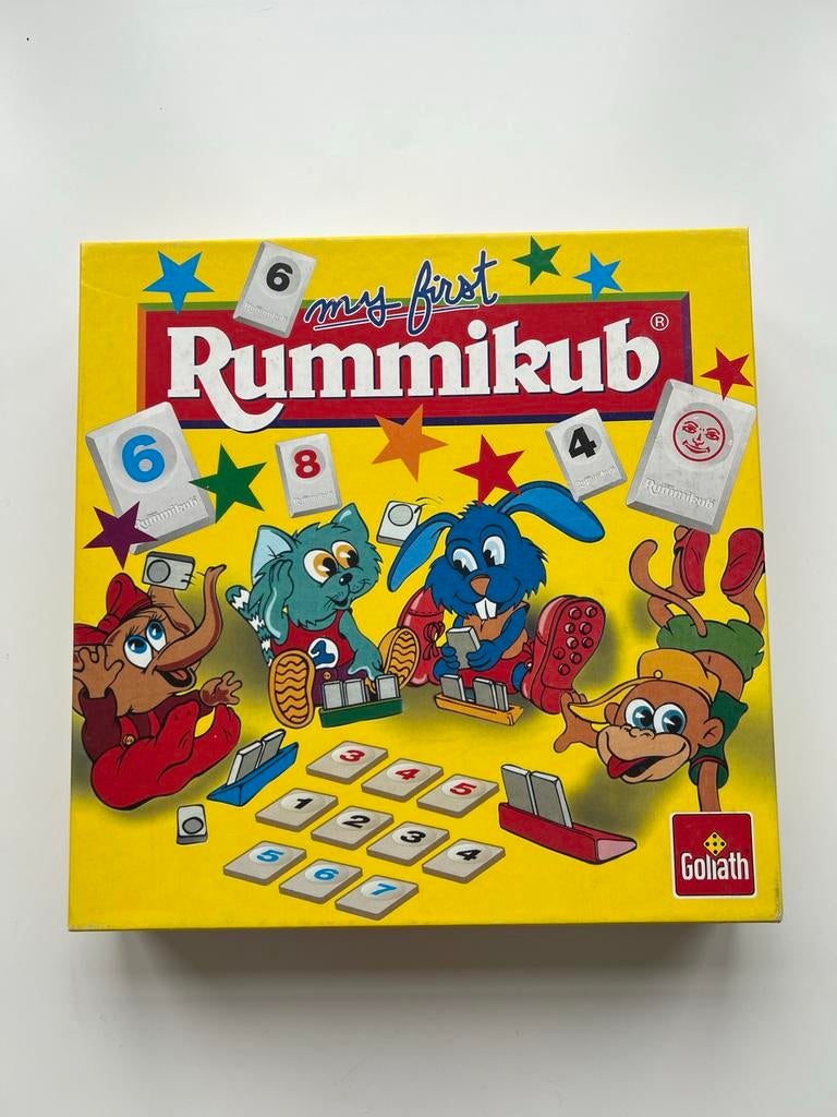 Kids Rummikub - Mijn Eerste Rummikub Spel, Drie of vier spelers, Ophalen, Zo goed als nieuw