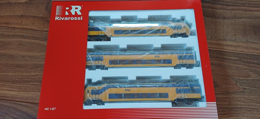 Marklin/Rivarossi HR2852 H0 3-delig IRM treinstel van de NS., Wisselstroom, Treinset, Ophalen of Verzenden, Märklin