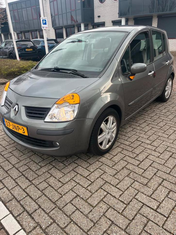 Renault Modus 1.6 16V E4 2006 Grijs TOPSTAAT | ZUINIG, Auto's, Renault, Particulier, Modus, ABS, Adaptive Cruise Control, Airbags