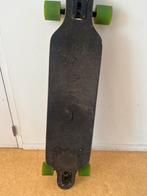 Longboard met Rasta-design en groene wielen, Ophalen of Verzenden, Gebruikt, Skateboard, Longboard