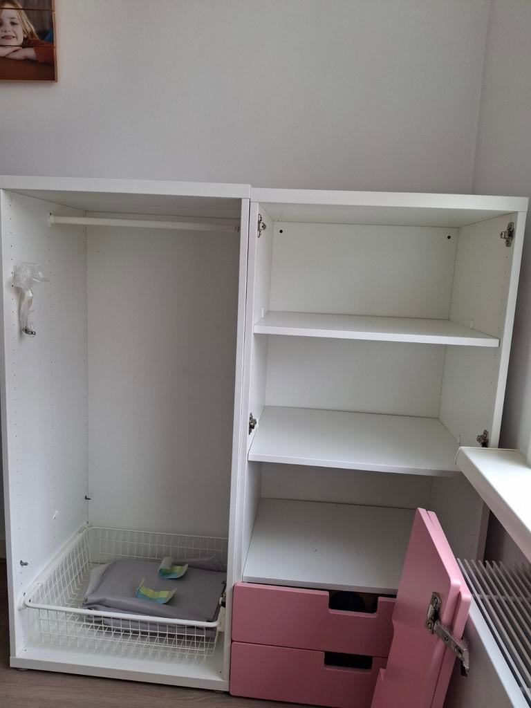 2 Ikea Stuva kinderkasten 130cm hoog, Ophalen, Gebruikt