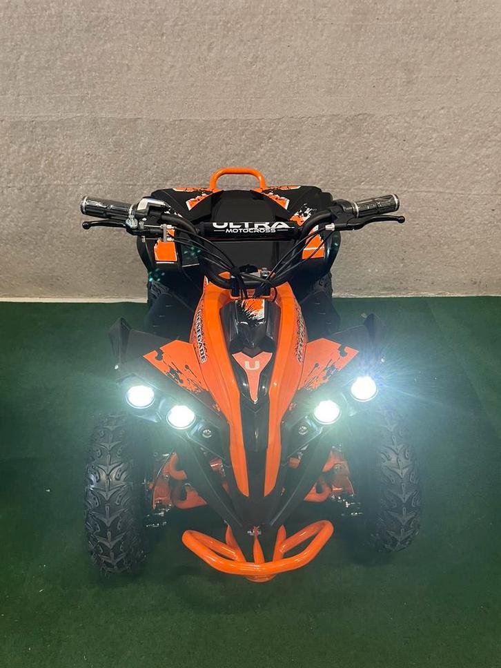 Nieuwe Ultra 1000W 48V elektrische oranje midi kinder quad, Kinderen en Baby's, Speelgoed | Buiten | Accuvoertuigen, Nieuw, Ophalen