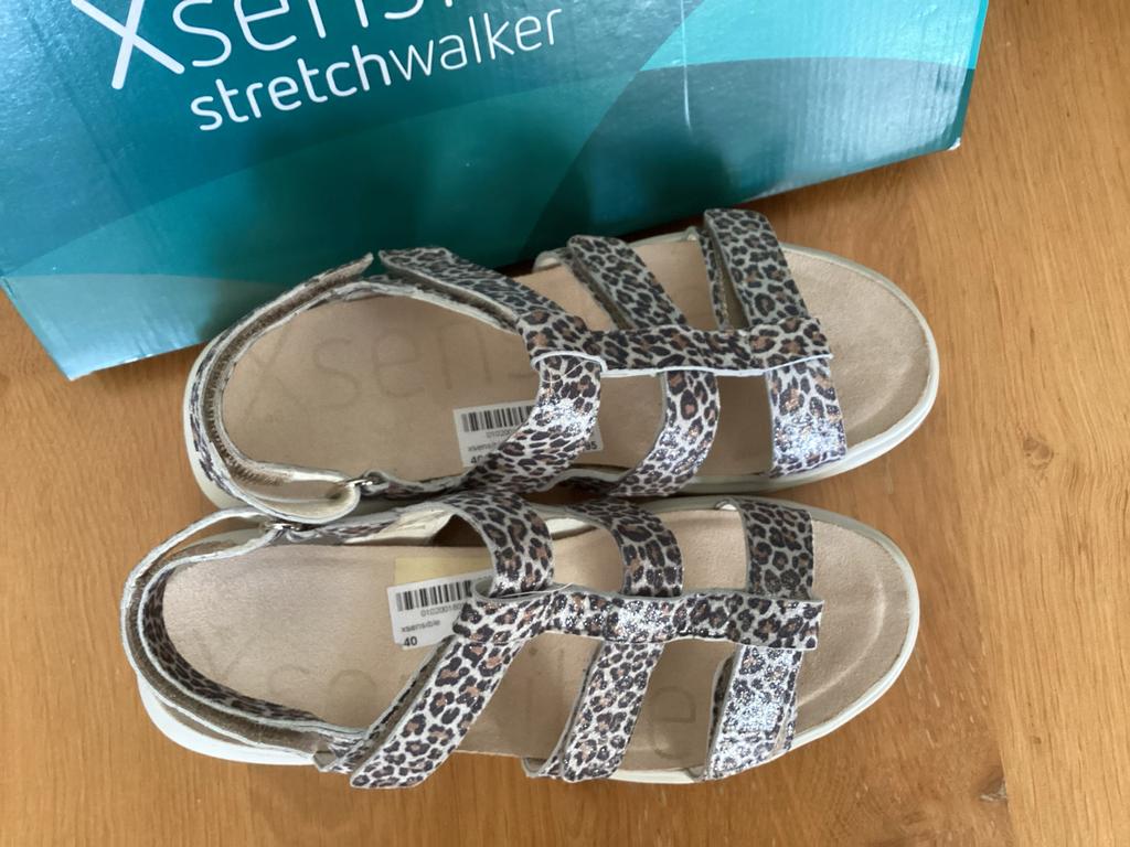 Xsensible sandalen met luipaardprint, nieuw, Kleding | Dames, Schoenen, Ophalen of Verzenden, Nieuw, Overige kleuren, Sandalen of Muiltjes