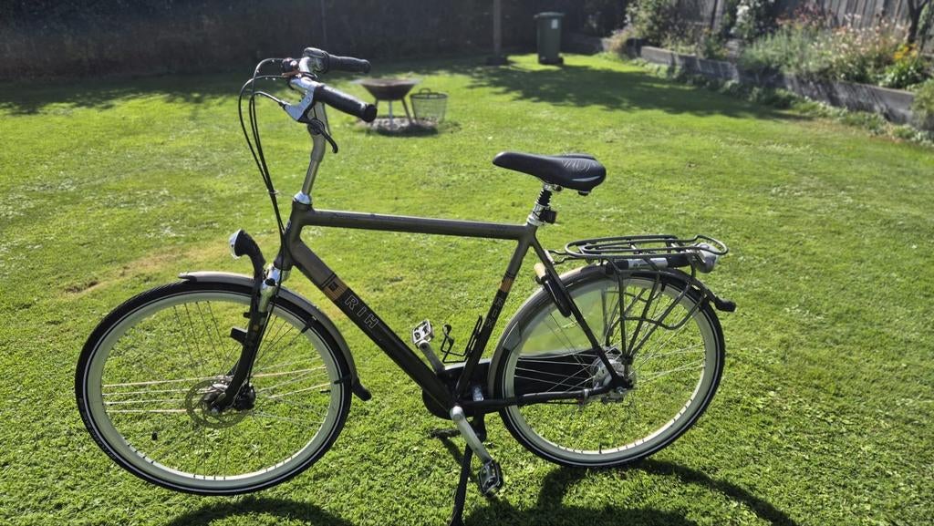 RIH Prisma H60 herenfiets, Fietsen en Brommers, Fietsen | Heren | Herenfietsen, Gebruikt, Versnellingen, 57 tot 61 cm, Schijfrem