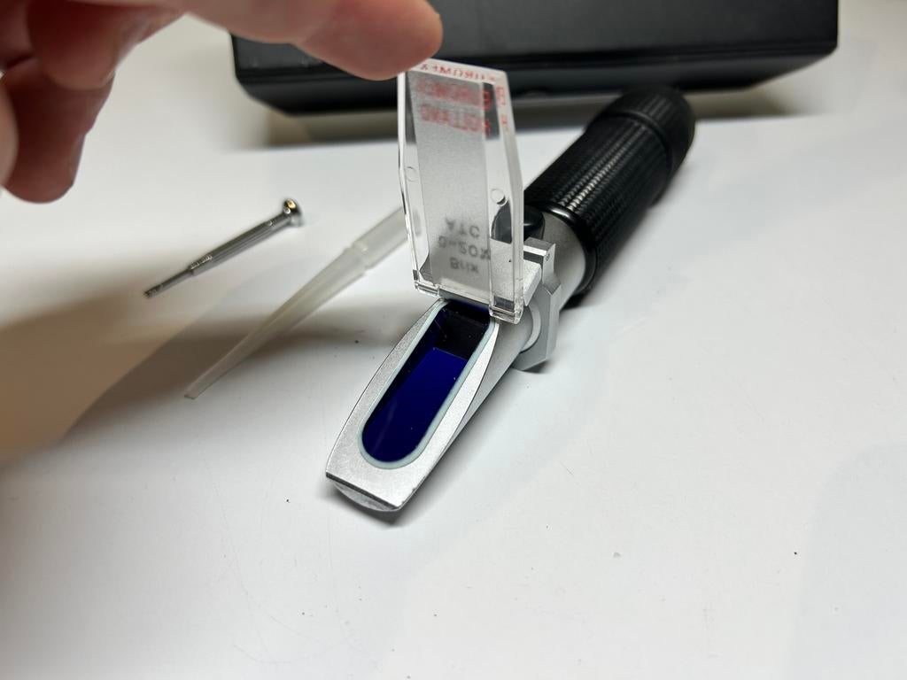 Euromex Hand Refractometer 0-20% brix, Hobby en Vrije tijd, Ophalen of Verzenden, Gebruikt