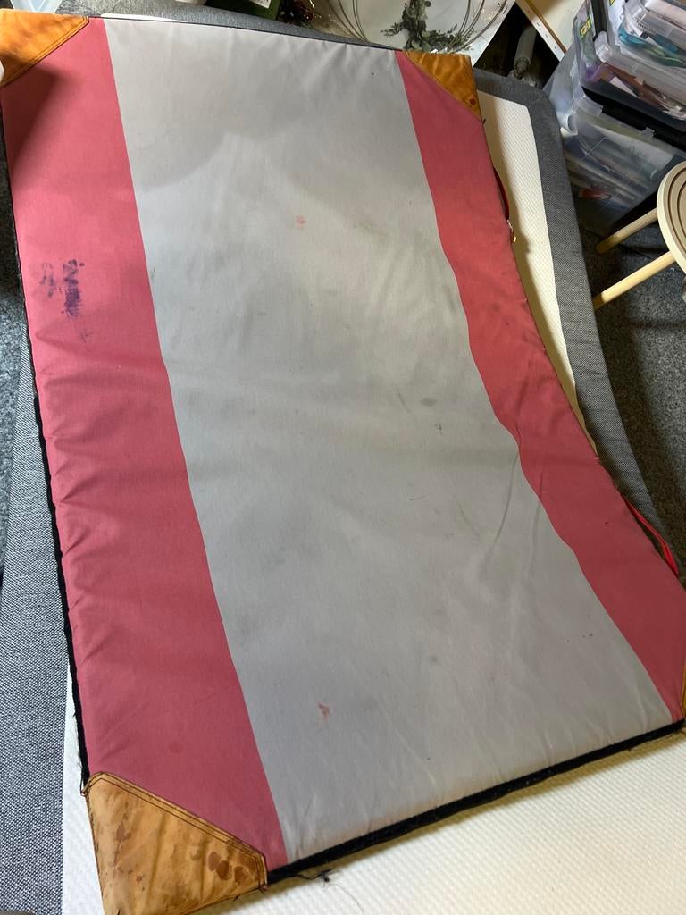 Gymmat rood/grijs, Ophalen, Gebruikt, Fitnessmat