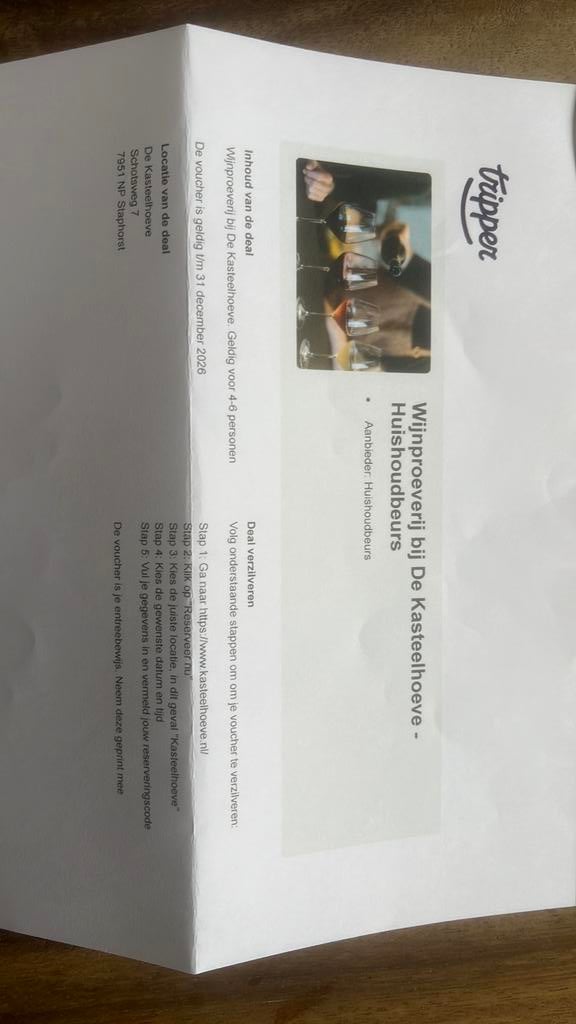 Wijnproeverij bij de kasteelhoeve, Tickets en Kaartjes, Evenementen en Festivals, Drie personen of meer