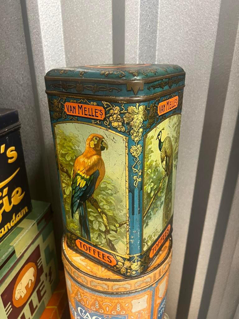 Van Melle blik, Verzamelen, Blikken, Ophalen of Verzenden, Zo goed als nieuw, Overige