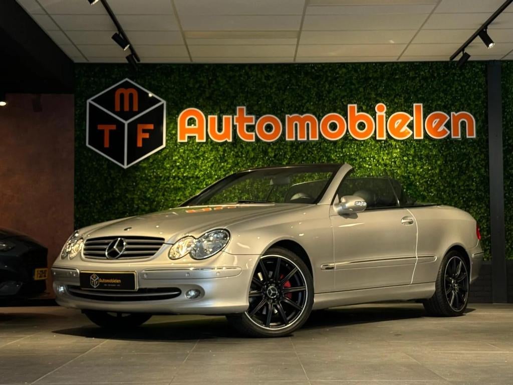 Mercedes-Benz CLK-klasse Cabrio 320 Elegance 218 PK V6 |LEDE, Auto's, Mercedes-Benz, Automaat, Gebruikt, Zwart, USB
