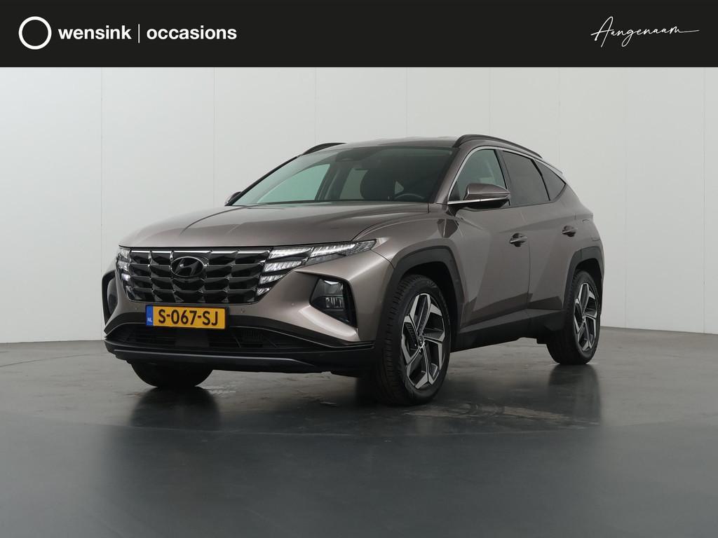 Hyundai Tucson 1.6 T-GDI HEV Premium | Trekhaak | Lederen be, Auto's, Hyundai, Euro 6, 4 cilinders, Bruin, 1650 kg