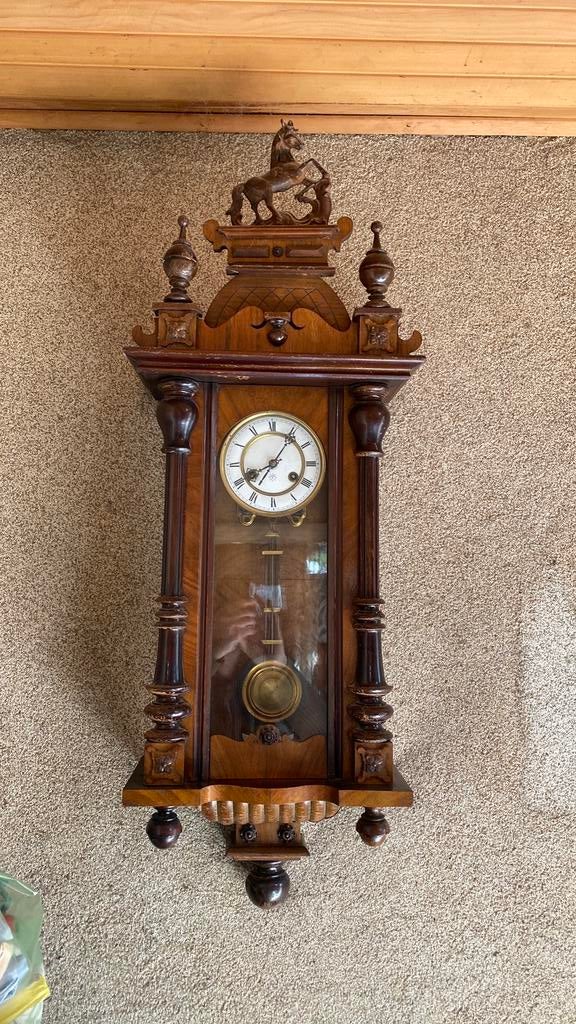 Wandklok weense regulateur, Antiek en Kunst, Ophalen of Verzenden