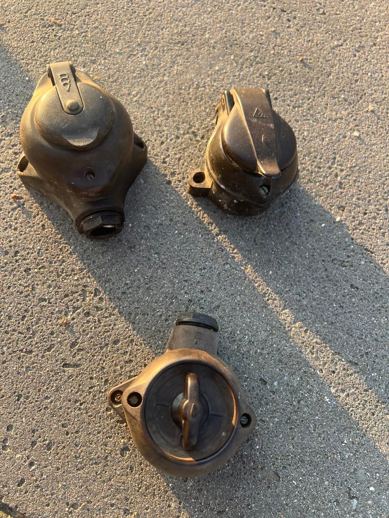 Vintage Bakeliet Schakelmateriaal: Stopcontact & Schakelaar, Ophalen of Verzenden, Gebruikt, Schakelaar