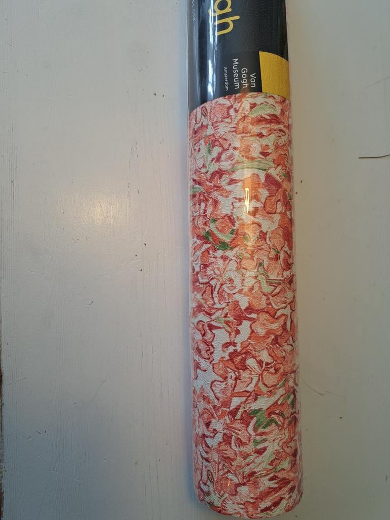 Van Gogh behang en bijbehorend effen behang, Huis en Inrichting, Stoffering | Behang, Ophalen, Minder dan 10 m²