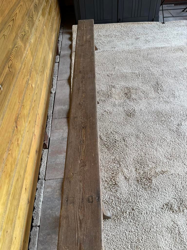 Oud bankje voor buiten of binnen, Ophalen of Verzenden, Gebruikt, Hout