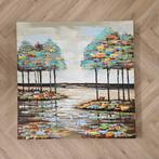 Schilderij, canvas, herfstkleuren, natuur, vierkant!, Ophalen