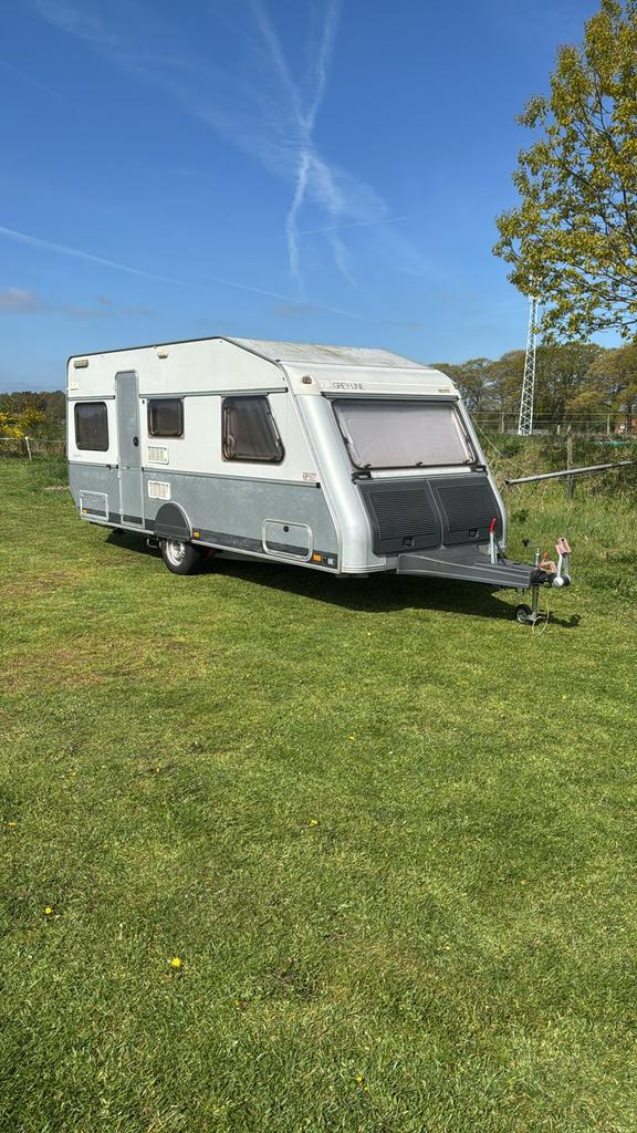 Kip caravan, Caravans en Kamperen, Caravan accessoires, Ophalen, Gebruikt