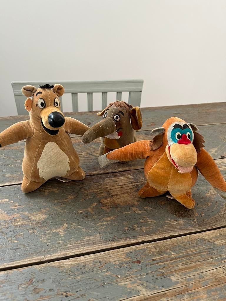 VINTAGE RETRO FIGUREN JUNGLEBOOK JAREN 60, Verzamelen, Ophalen of Verzenden, Overige typen
