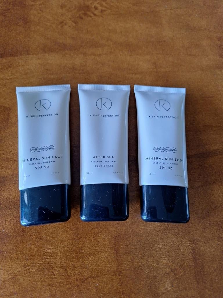 Ik Skin Perfection zonnescherming., Ophalen of Verzenden, Zo goed als nieuw, Zonnebrand of After Sun