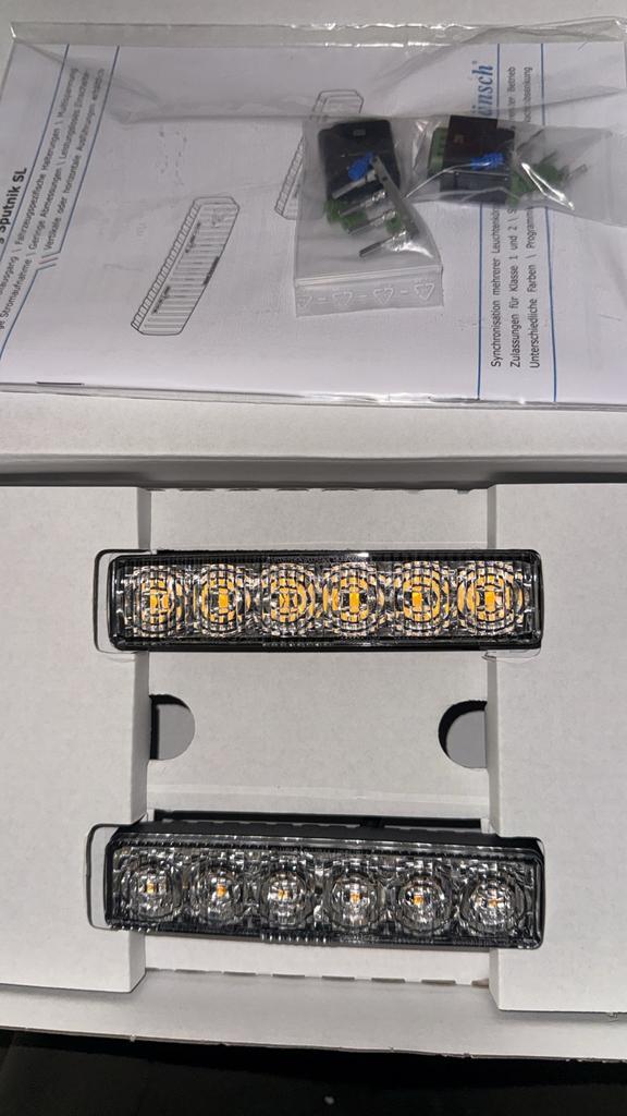 Hänsch Sputnik SL frontflitser geel, Auto-onderdelen, Ophalen of Verzenden, Nieuw, Universele onderdelen