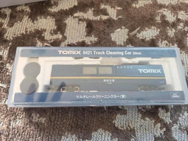 TOMIX 6421 Track Cleaning Car (blue), Hobby en Vrije tijd, Modeltreinen | N-Spoor, Ophalen of Verzenden, Gelijkstroom, Wagon, Overige merken