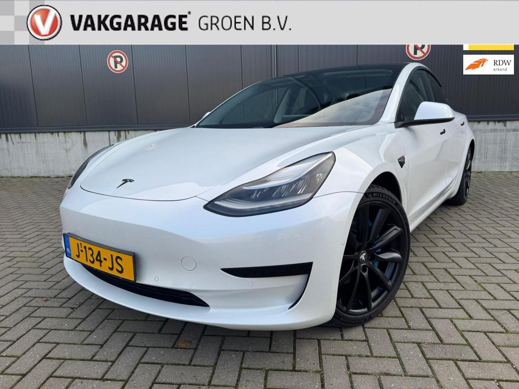 Tesla Model 3 Standard RWD Plus 60 kWh / BTW / navi / 19" l., Auto's, Tesla, Automaat, 238 pk, Achterwielaandrijving, Gebruikt