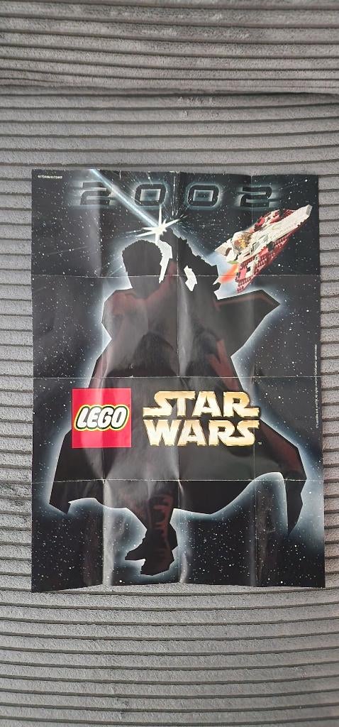 Vintage LEGO Star Wars Mini Poster 2002 Promo Wall Art, Ophalen of Verzenden, Nieuw, Lego, Star Wars