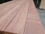 Partij 77 stuks hardhout vlonderplanken 245 cm bezorgen moge, Ophalen, Nieuw, A, Hout