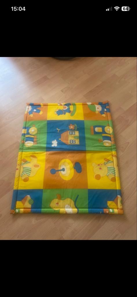 Vintage boxkleed met kleurrijke patronen, Ophalen of Verzenden, Gebruikt