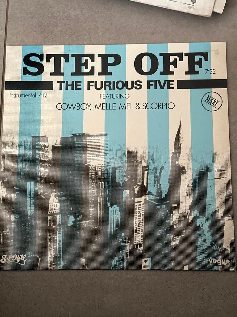 Grandmaster Flash & The Furious Five - Step Off LP, Cd's en Dvd's, Vinyl | Hiphop en Rap, Ophalen of Verzenden, Voor 1985, Gebruikt