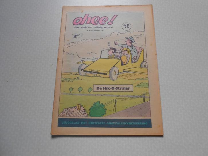 Ohee 24a De hik-o-straler 1963., Boeken, Stripboeken, Zo goed als nieuw, Eén stripboek, Ophalen of Verzenden