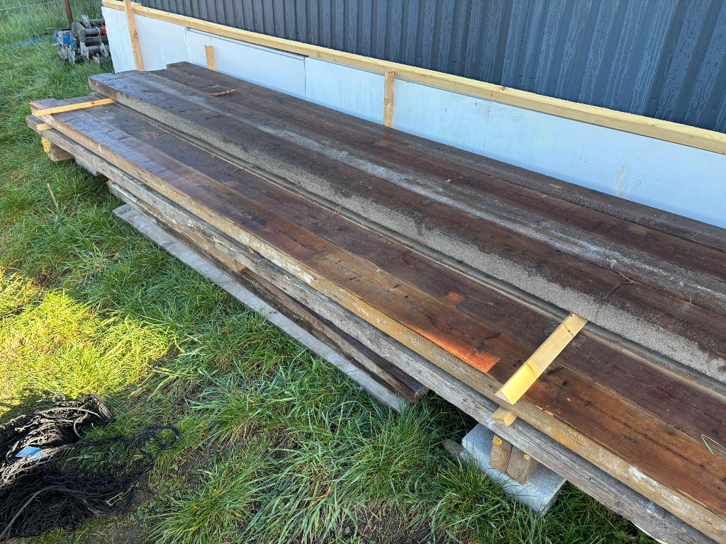 Onderslagen balkhout, Doe-het-zelf en Verbouw, Hout en Planken, Ophalen, Gebruikt, Balk, Vuren