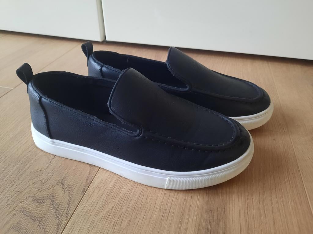 Zwarte nette schoenen voor communie of pak - Maat: 37 ZGAN, Ophalen, Zo goed als nieuw, Zwart