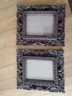 Vintage prachtige handsnijwerk houten fotolijsten, Antiek en Kunst, Ophalen of Verzenden