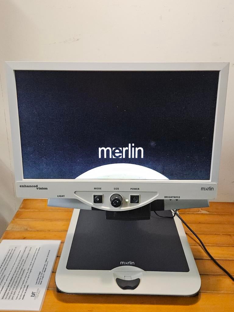 Merlin Ultra Desktop HD elektronische beeldschermloep, Ophalen