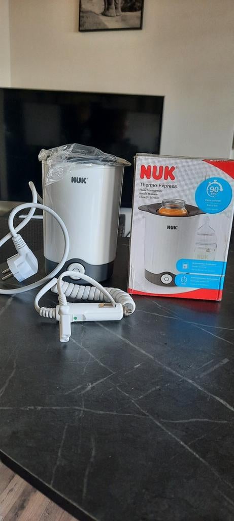 NUK Thermo Express flessenwarmer, Ophalen