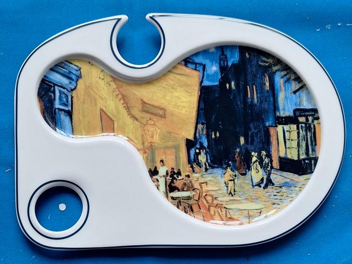 Villeroy & Boch Van Gogh Palet Bord - Caféterras bij Nacht, Antiek en Kunst, Antiek | Porselein, Ophalen of Verzenden