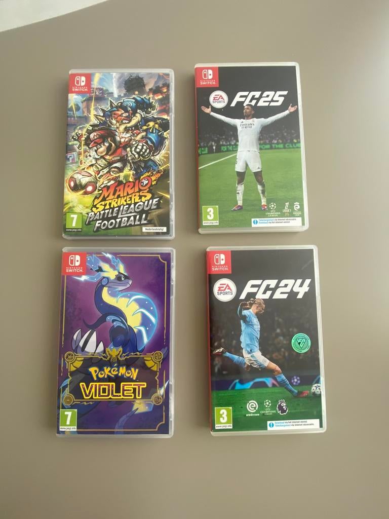Nintendo switch spellen (bieden per stuk of alle 4), Overige genres, 1 speler, Ophalen of Verzenden, Zo goed als nieuw