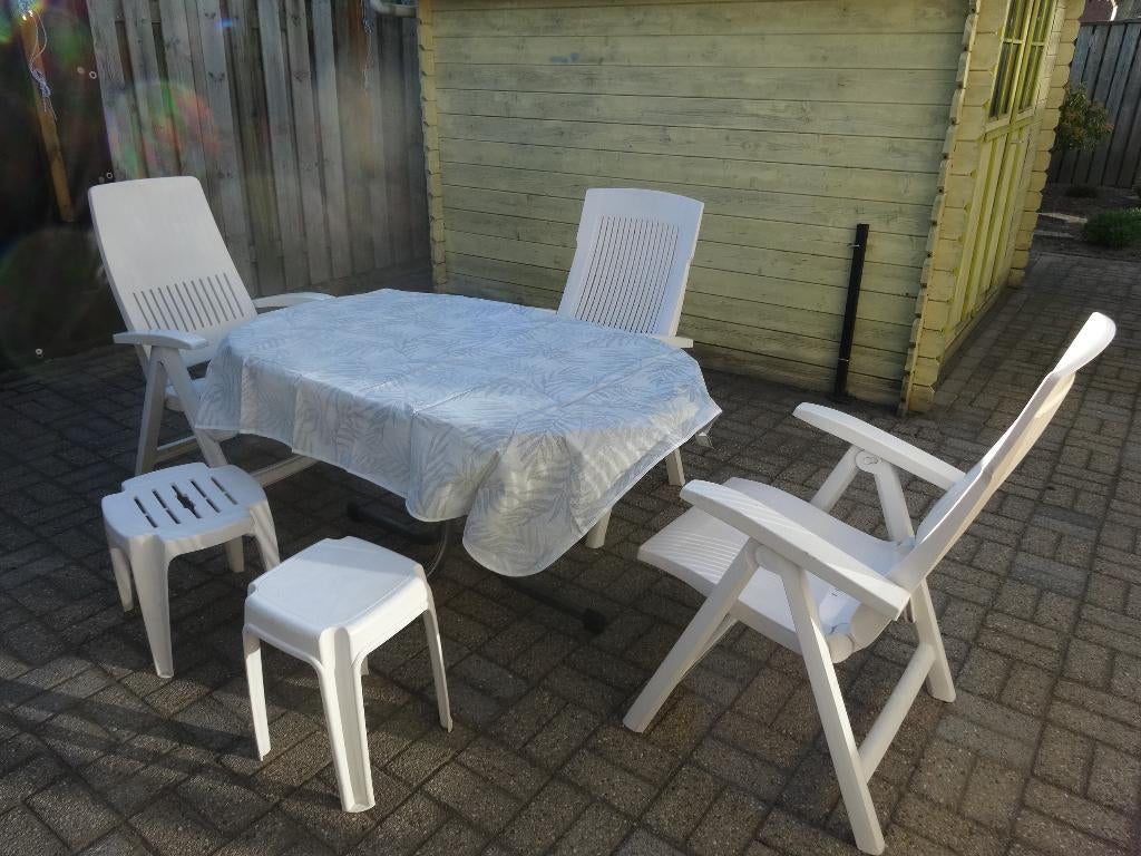 tuinset, Ophalen, Gebruikt