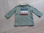 Groen baby longsleeve shirt Terstal - maat 68, Kinderen en Baby's, Babykleding | Maat 68, Gebruikt, Terstal, Ophalen of Verzenden