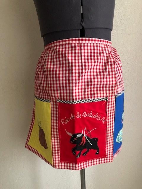 Brocante Spaans Schortje, Ophalen of Verzenden