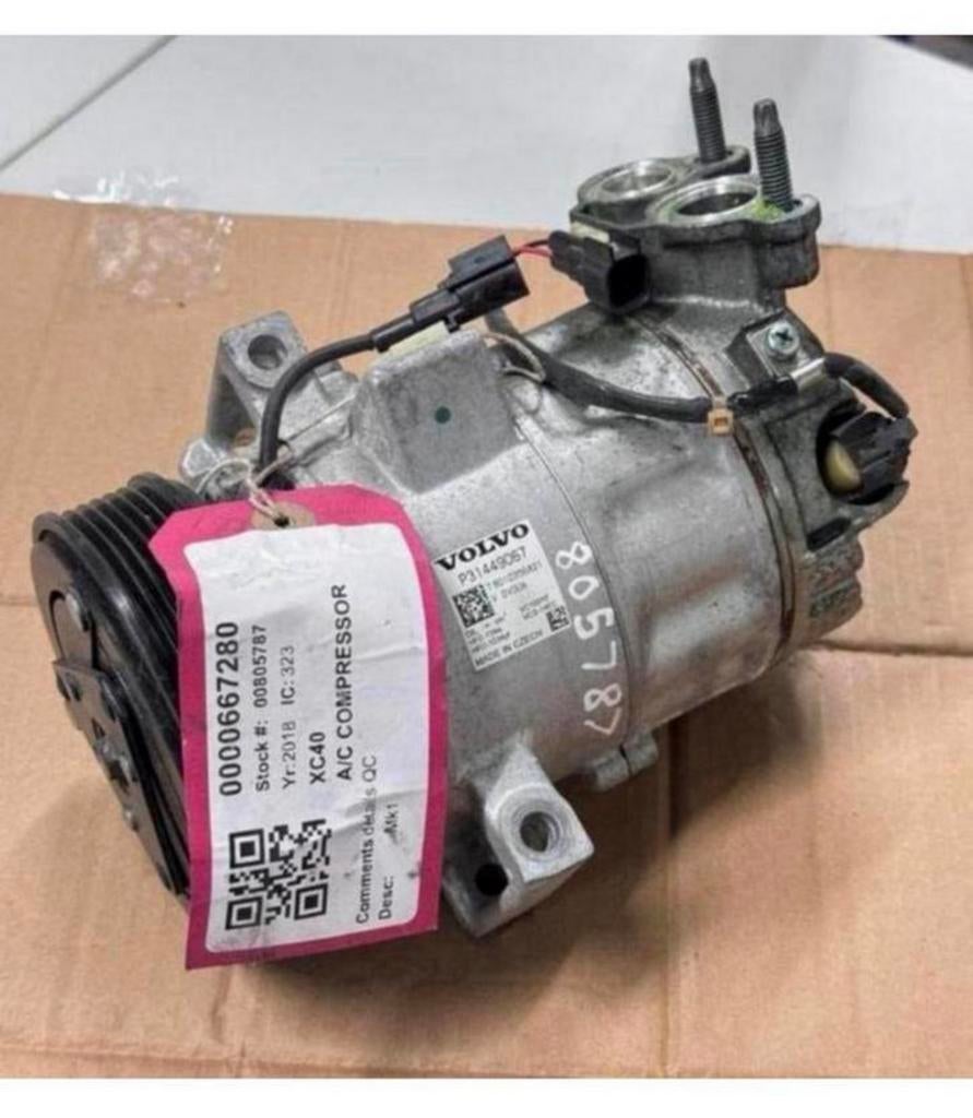 AC Aircopomp Volvo XC60 II V60 S60 XC40 airco P31449067, Auto-onderdelen, Airco en Verwarming, Gebruikt, Ophalen of Verzenden