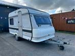 Hobby Caravan 1990 met voortent - Klaar voor uw vakantie!, Caravans en Kamperen, 75 kg, Hobby, Bedrijf, Treinzit